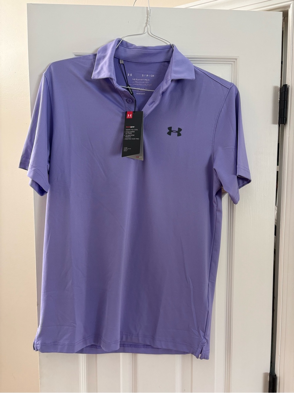 Under Armour Men's Lavender Performance Polo